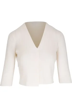 Lafayette 148 Cropped strikket top