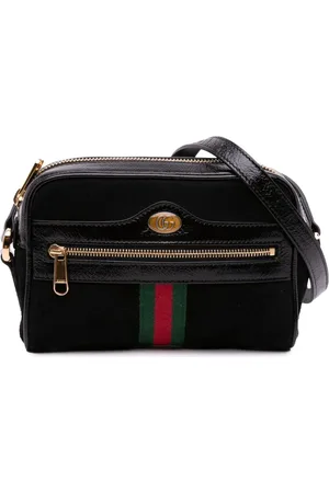 Gucci Mini Ophidia crossbody-taske i ruskind fra 2016-nu