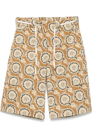 Drôle de Monsieur Le Short Workwear shorts med paisleytryk
