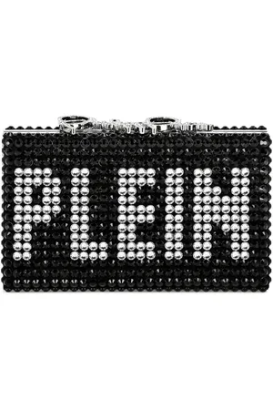 Philipp Plein Clutch med krystaludsmykning