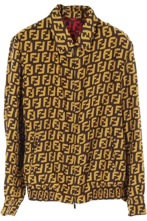 Fendi FF jacka med logotyptryck från 2000-talet