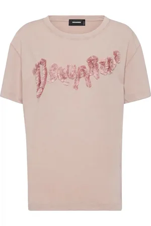 Dsquared2 T-shirt med præget logo