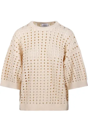 NUDE Top i åben strik