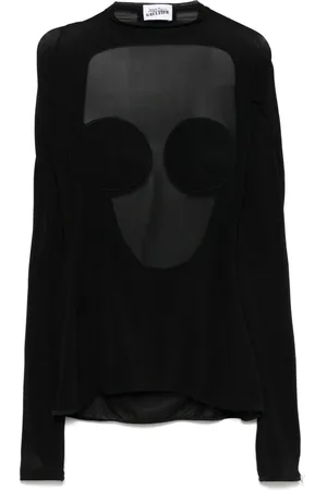 Jean Paul Gaultier Halvgennemsigtig bluse