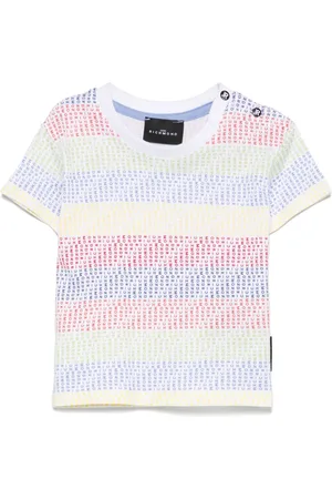 John Richmond T-shirt med logotryk