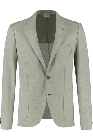 LUIGI BORRELLI NAPOLI Sildebensmønstret blazer