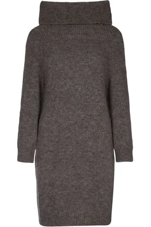 I BLUES Sweater-kjole med høj hals