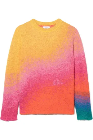 ERL Sweater med batiktryk