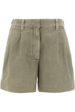 Brunello Cucinelli Shorts med plisseret detalje