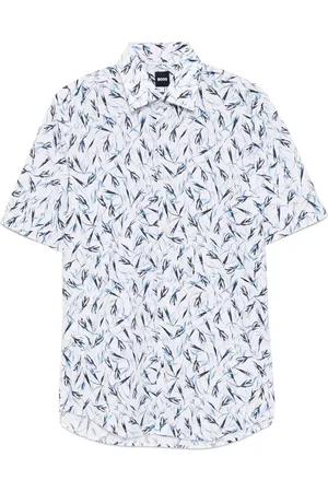HUGO BOSS Skjorte med grafisk tryk