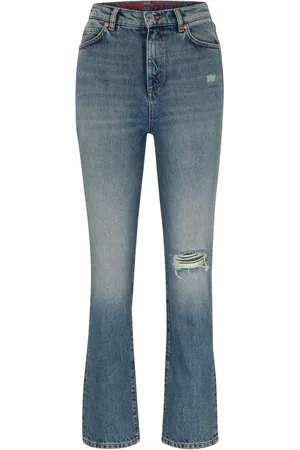 HUGO BOSS Jeans med logomærke og smalle ben