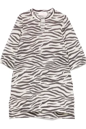 MC2 SAINT BARTH Kjole med zebra-tryk