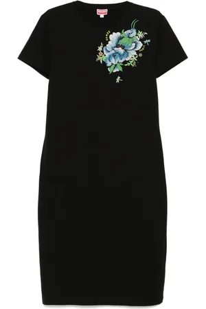 Kenzo Lang Peonies kjole