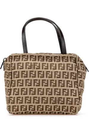Fendi Mini Zucchino Canvas håndtaske fra 2000-2010