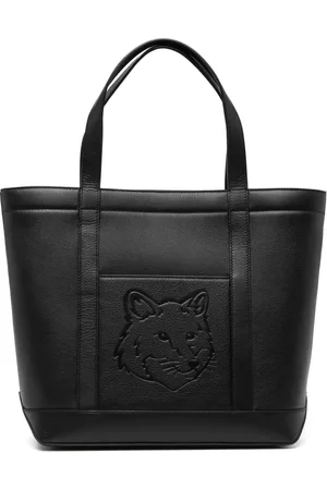 Maison Kitsuné Mellemstor fox head tote