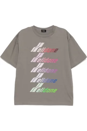 We11 Done T-shirt med flere logotryk
