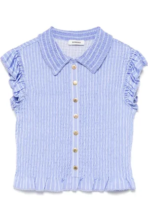 Sandro Cropped top med ruche