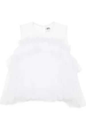 NOIR KEI NINOMIYA Flæsebluse i tyl