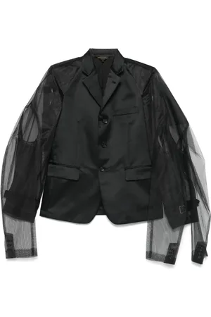 Comme des Garçons Blazer med tyl-indlæg