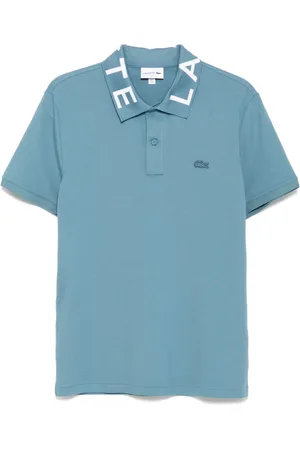 Lacoste Polo i jacquard med logo