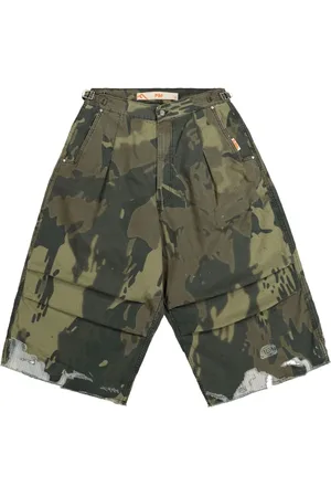 Rick Owens Shorts med kamuflagetryk