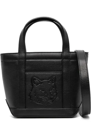 Maison Kitsuné Mini tote med rævehoved