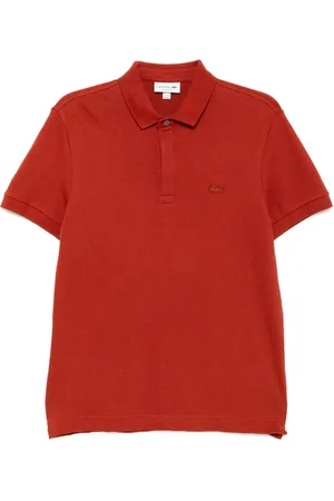 Lacoste Paris polo i strækbar piqué