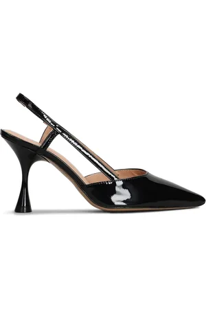 MARC ELLIS Slingback-pumps i lakeret læder