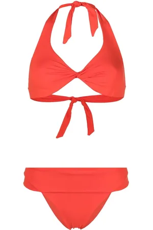 FISICO Tvistet bikini med halterneck