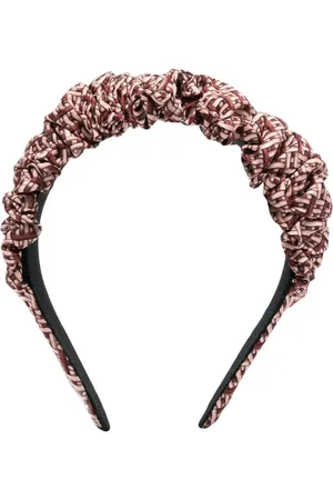 Fendi Hårbånd med FF-logo og ruche