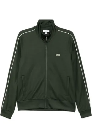 Lacoste Paris træningsjakke i piqué med lynlås