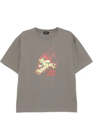 We11 Done Run Flame Teddy T-shirt