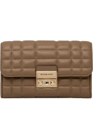 Michael Kors Quiltet Jet Set crossbody-taske med flaplukning