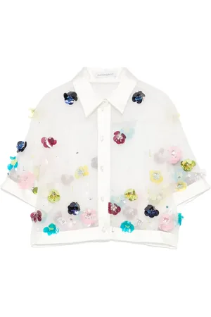 Viktor & Rolf Cropped sweatshirt med paillet-udsmykning