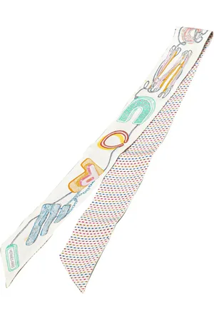 Hermès Chevaloscope Neon tørklæde i silke med broderi fra 2020-2020