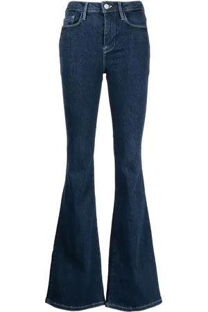 Frame Jeans i økologisk bomuld med svaj