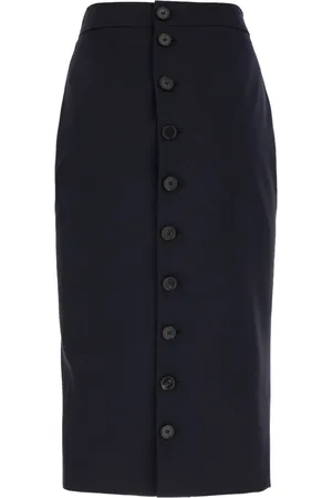 Alexander McQueen Pencil-nederdel med knapper foran
