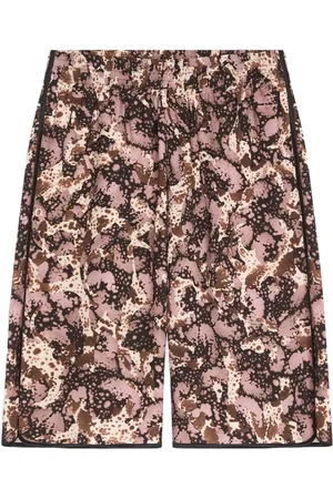 DRIES VAN NOTEN Shorts med abstrakt tryk