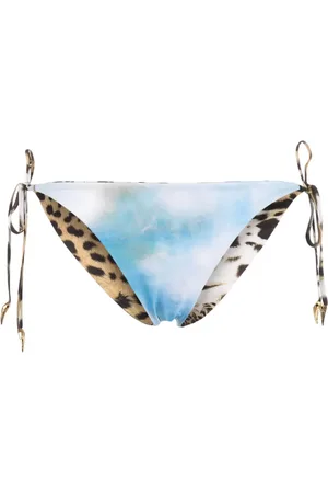 Roberto Cavalli Blomstret bikiniunderdel