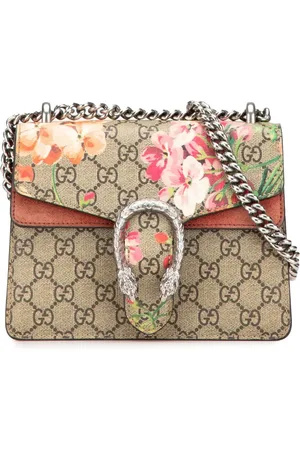 Gucci Mini GG Supreme Blooms Dionysus crossbody-taske fra 2016-2024
