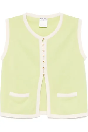 CHANEL 1999 strikket tanktop
