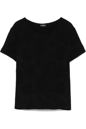 CHANEL T-shirt med blomstret motiv fra 2010