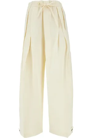 Jil Sander Bukser med plisseret detalje