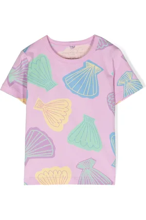 Stella McCartney Sweatshirt med søskal-tryk