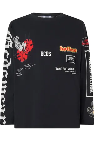 GCDS T-shirt med logotryk