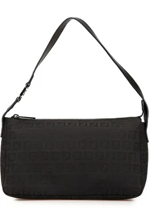 Fendi Skuldertaske i Zucchino-kanvas fra 2010-2024