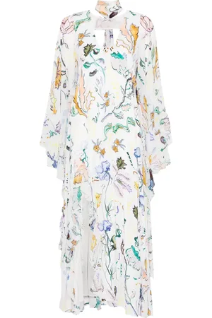 Dorothee Schumacher Lang kjole med blomstertryk