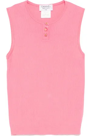 CHANEL Ribbet tanktop fra 1997