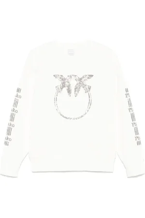 Pinko Sweatshirt med logo på ærmerne