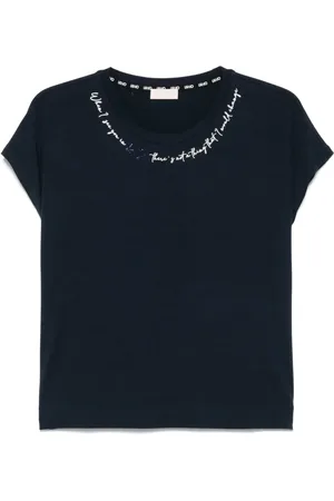 Liu Jo T-shirt med logoudsmykning